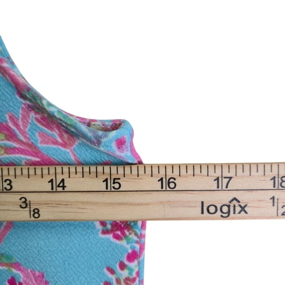 Pappagallo Girls Ella Dress Size Large Pique Coral‎ Vacation Kidcore Floral